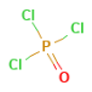 Phosphorus Oxychloride — Strukturformel