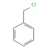 Benzyl Chloride — Formule développée