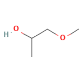 1-Methoxy-2-propanol — 구조식