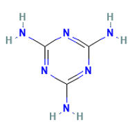 Melamine — Structure