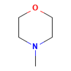 N-Methylmorpholine — Strukturformel