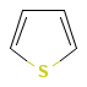 Thiophene — الصيغة البنائية