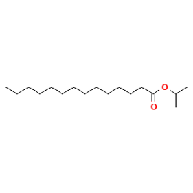 Isopropyl Myristate — Formule développée
