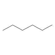 n-Hexane — Structure