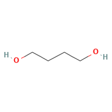 1,4-Butanediol — Strukturformel