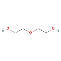 Diethylene Glycol — الصيغة البنائية