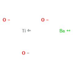 Barium Titanate — Strukturformel
