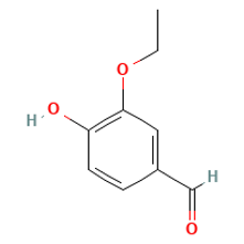 Ethyl Vanillin — Fórmula estructural