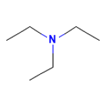Triethylamine — Strukturformel
