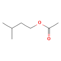Isoamyl Acetate — 구조식