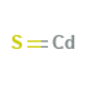 Cadmium Sulfide — Fórmula estrutural