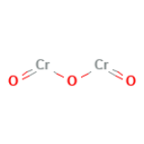 Chromium(III) Oxide — Strukturformel