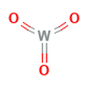 Tungsten Trioxide — Fórmula estructural