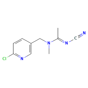 Acetamiprid — Structure