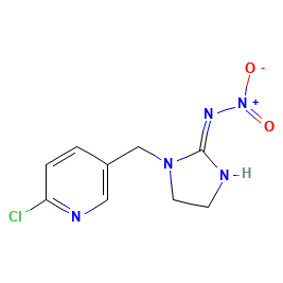 Imidacloprid — Strukturformel