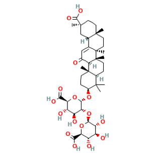 Glycyrrhizic Acid — الصيغة البنائية