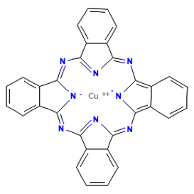Copper Phthalocyanine — Структурная формула