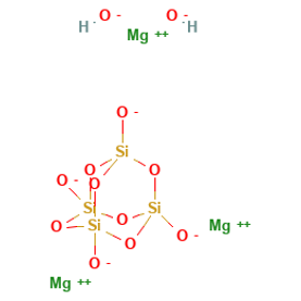 Talc — Strukturformel