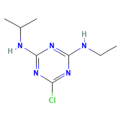 Atrazine — 구조식