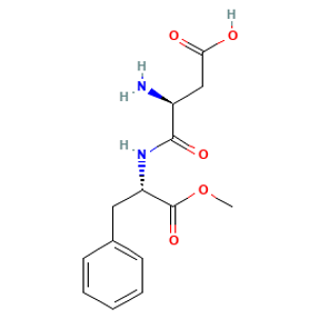 Aspartame — Strukturformel