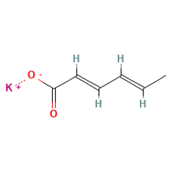 Potassium Sorbate — Structure
