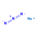 Sodium Azide — 구조식