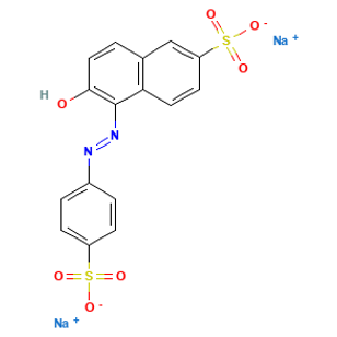 Sunset Yellow FCF — الصيغة البنائية