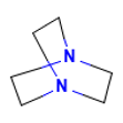 Triethylenediamine — Formule développée