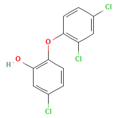 Triclosan — Structure
