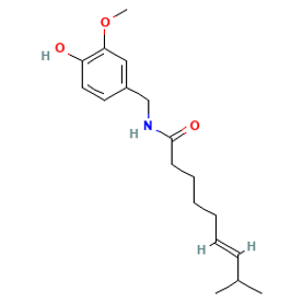 Capsaicin — الصيغة البنائية