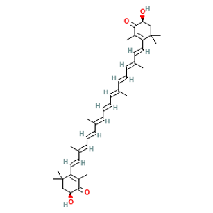 Astaxanthin — Strukturformel