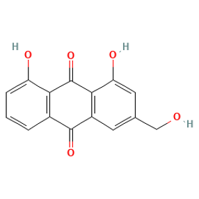 Aloe-emodin — الصيغة البنائية