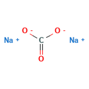 Sodium Carbonate — Strukturformel