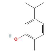 Carvacrol — Formule développée