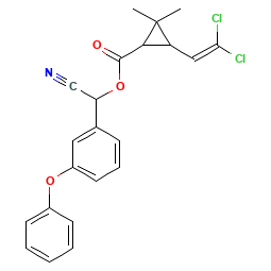 Cypermethrin — 구조식