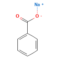 Sodium Benzoate — 構造式
