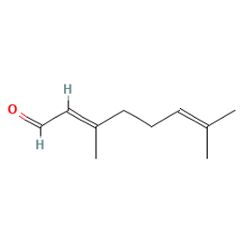 Citral — Strukturformel