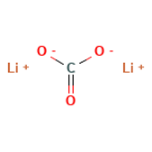 Lithium Carbonate — Структурная формула