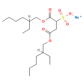 Dioctyl Sodium Sulfosuccinate — Structure