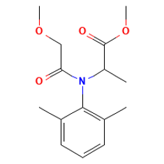 Metalaxyl — Strukturformel