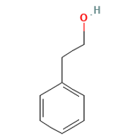 Phenethyl Alcohol — Formule développée