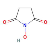 N-Hydroxysuccinimide — الصيغة البنائية