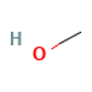 Methanol — Strukturformel