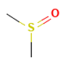 Dimethyl Sulfoxide — Formule développée