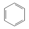 Benzene — Formule développée