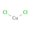 Copper(II) Chloride — Strukturformel