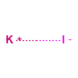 Potassium Iodide — 구조식