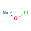 Sodium Hypochlorite — Strukturformel