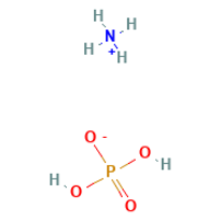 Monoammonium Phosphate — Fórmula estrutural