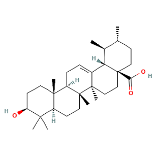 Ursolic Acid — الصيغة البنائية